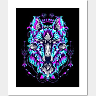 wolf lover Posters and Art